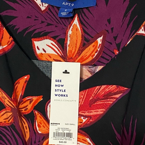 Apt. 9 maxi dress sz small - Picture 9 of 9